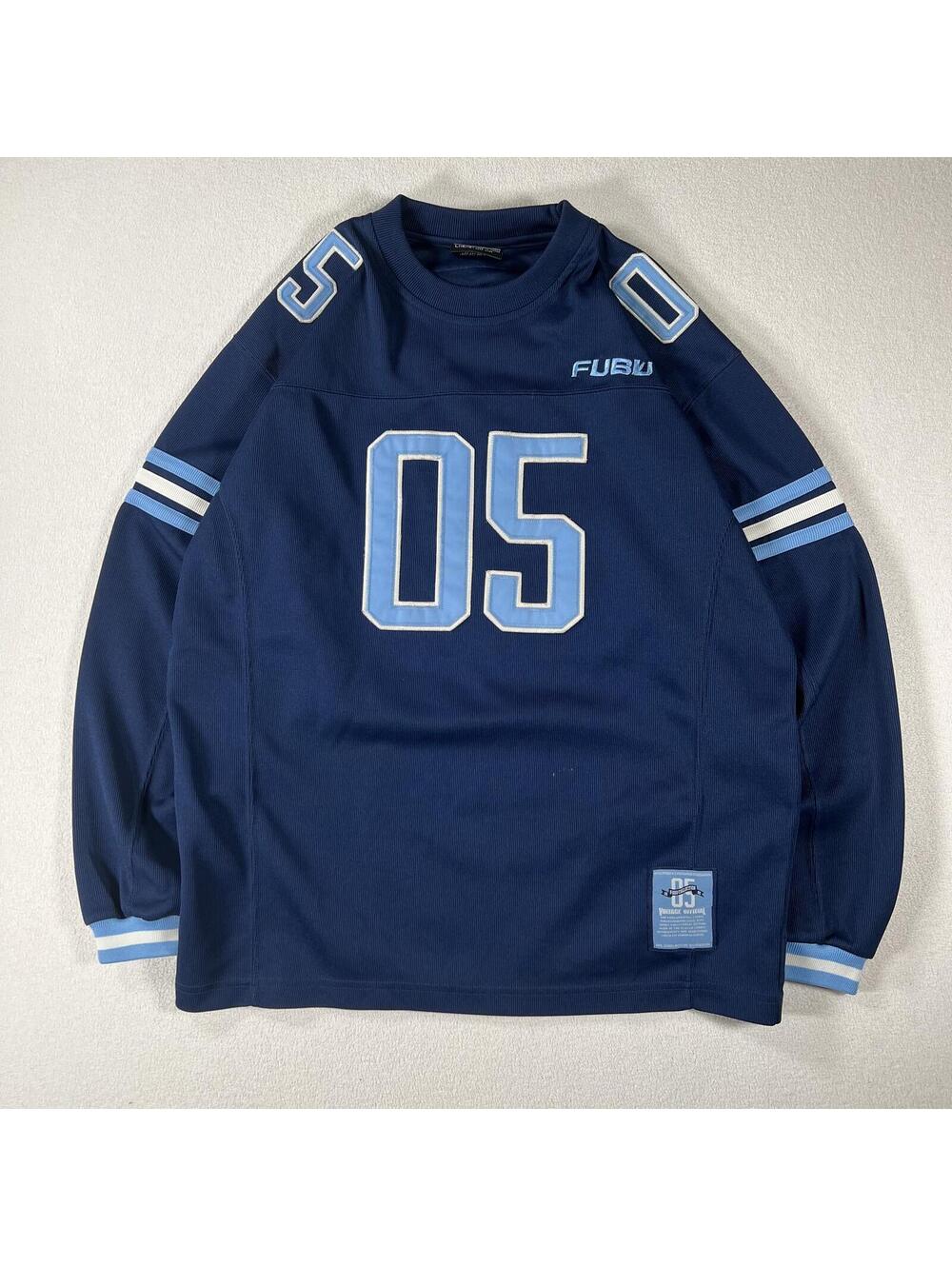 Vintage Y2K Fubu football jersey inspired long sleeve tee